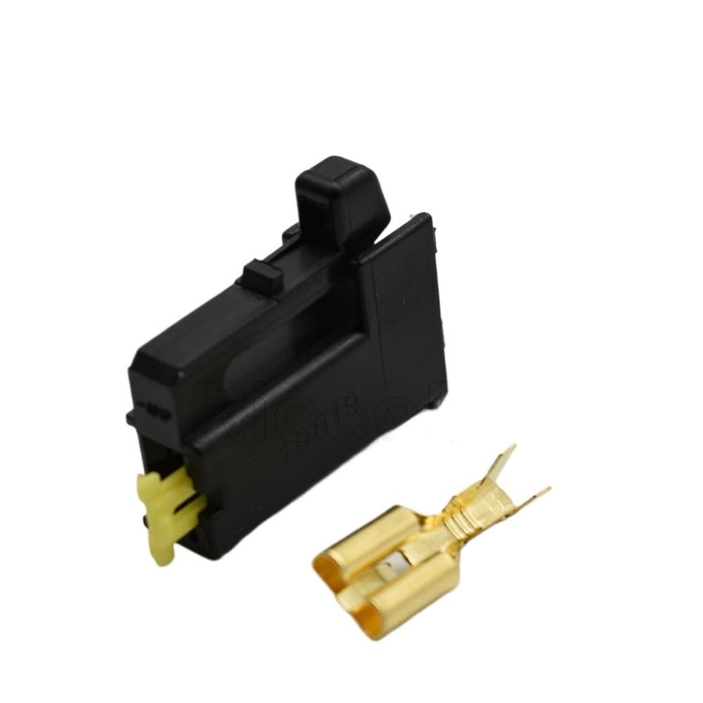 VAIGAI Yige Store 1-5 Sets 1 Pin 178471-2 Connector Auto Horn Socket Fit Compatible to/Y;TA Camry Highlander Coroll 90980-10619a (Size : 5Sets)