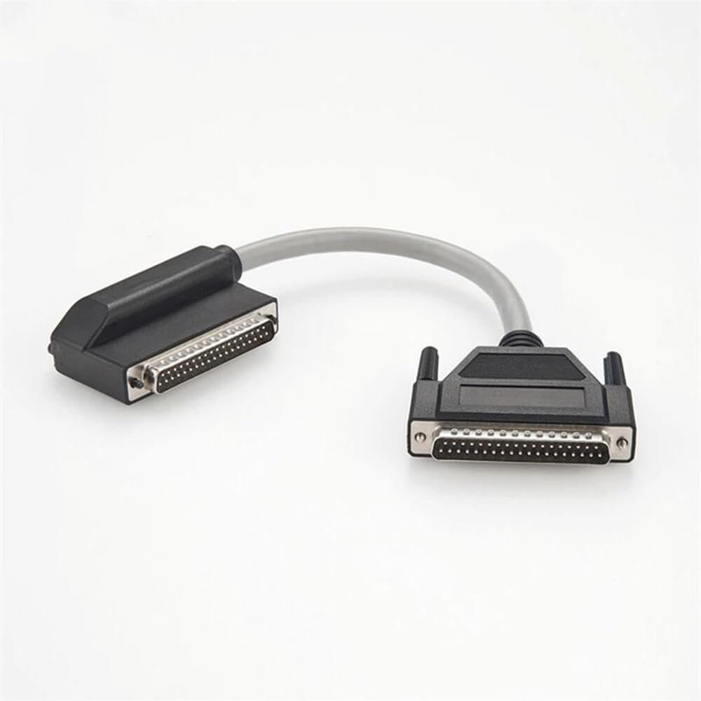 Elecbee DB37 Male Right Angle to DB37 Male Cable 0.3 Meter