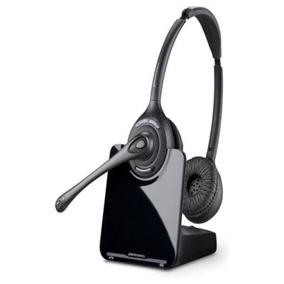 HP Poly CS520/520-XD/WH350-XD 900 MHz Top - Stereo - Wireless - 350 ft - Over-The-Head - Binaural - Noise Cancelling Microphone
