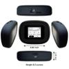 5G Mobile Portable WiFi | Verizon Wireless Jetpack Inseego MiFi M1000 | Mobile Hotspot for Travel | RJ45 Ethernet Port | Speed Up to 2,4 Gbps | Use 8 hrs | EVDO-LINK Bundle - Verizon Sim Card view 4