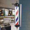 Dodoam Barber Shop Sign 40" Red Blue White Rotating Pole Light LED Hair Salon US Plug,Wall Hanging Lamp Waterproof Rotating Barber Pole Red White Blue Stripe Sign Lamp view 3