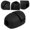 Homoyoyo 10pcs Cord Organizer Clips Adhesive Wire Holders for Desk Home for USB Audio Headphone Cables Trace Design view 4