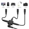 IEC 320 C8 1 to 3 C7 Splitter Power Adapter YACSEJAO IEC 320 10A 125V C8 Plug Male to 3 Female C7 Splitter Power Extension Socket Adapter view 4
