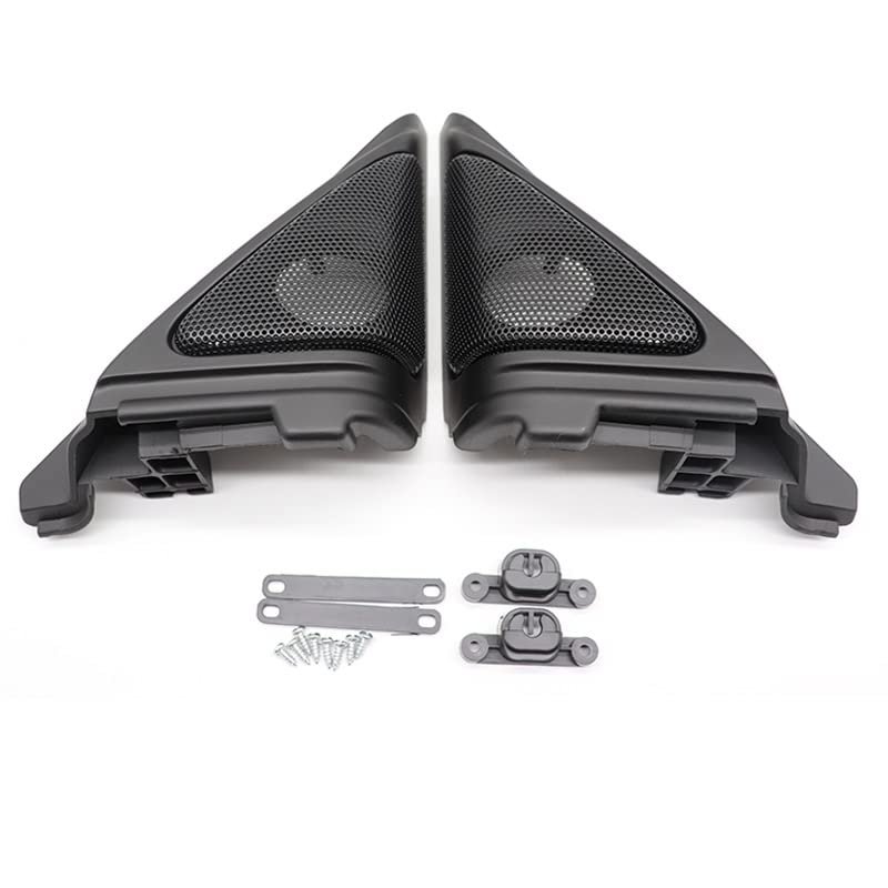 2pcs Car Door Panel Audio Horn Speaker Tweeter Triangle Cover Case Loudspeaker Trim for Honda Accord 10th 2018 2019 2020 2021