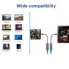 2.5G USB3.1 Ethernet Adapter, 2-in-1 USB-A/USB-C to 2.5Gbps Ethernet Adapter RJ45 Network Converter for PC Laptop Windows Mac OS Linux view 3