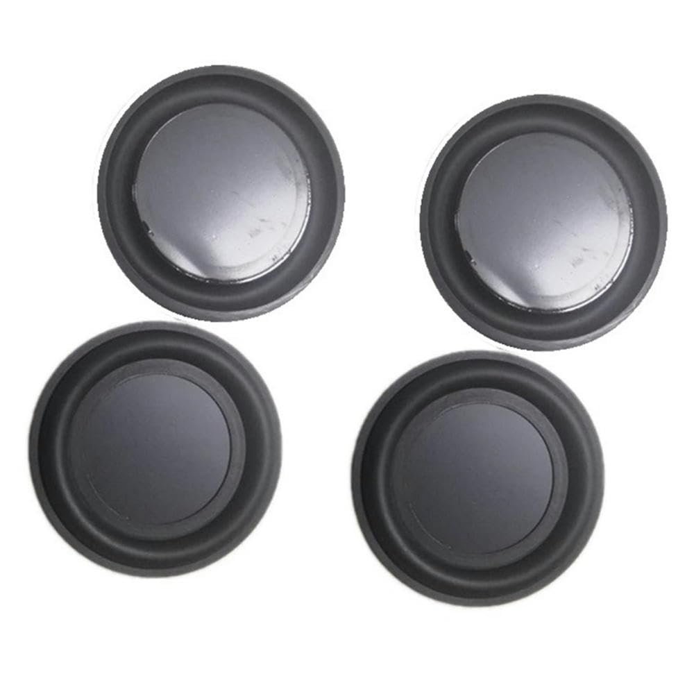 for 4PCS 90mm Passive Radiator Subwoofer Speaker Vibration Membrane Enhanced Bass Horn Vibrating Film Radiator Rubber Woofer