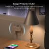 Surge Protector Outlet Extender, Multi Plug Outlet Splitter with 4 Electrical Outlets 3 USB Ports2 USB C 3 Sided Wall Plug Adapter for Home Office Travel Dorm Room Essentials view 3