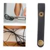 DOITOOL 24pcs Leather Cable Clip Buckle Cord Clips Cord Organizer for Nightstand Data Cable Storage view 3