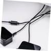 DOITOOL 24pcs Leather Cable Clip Buckle Cord Clips Cord Organizer for Nightstand Data Cable Storage view 4