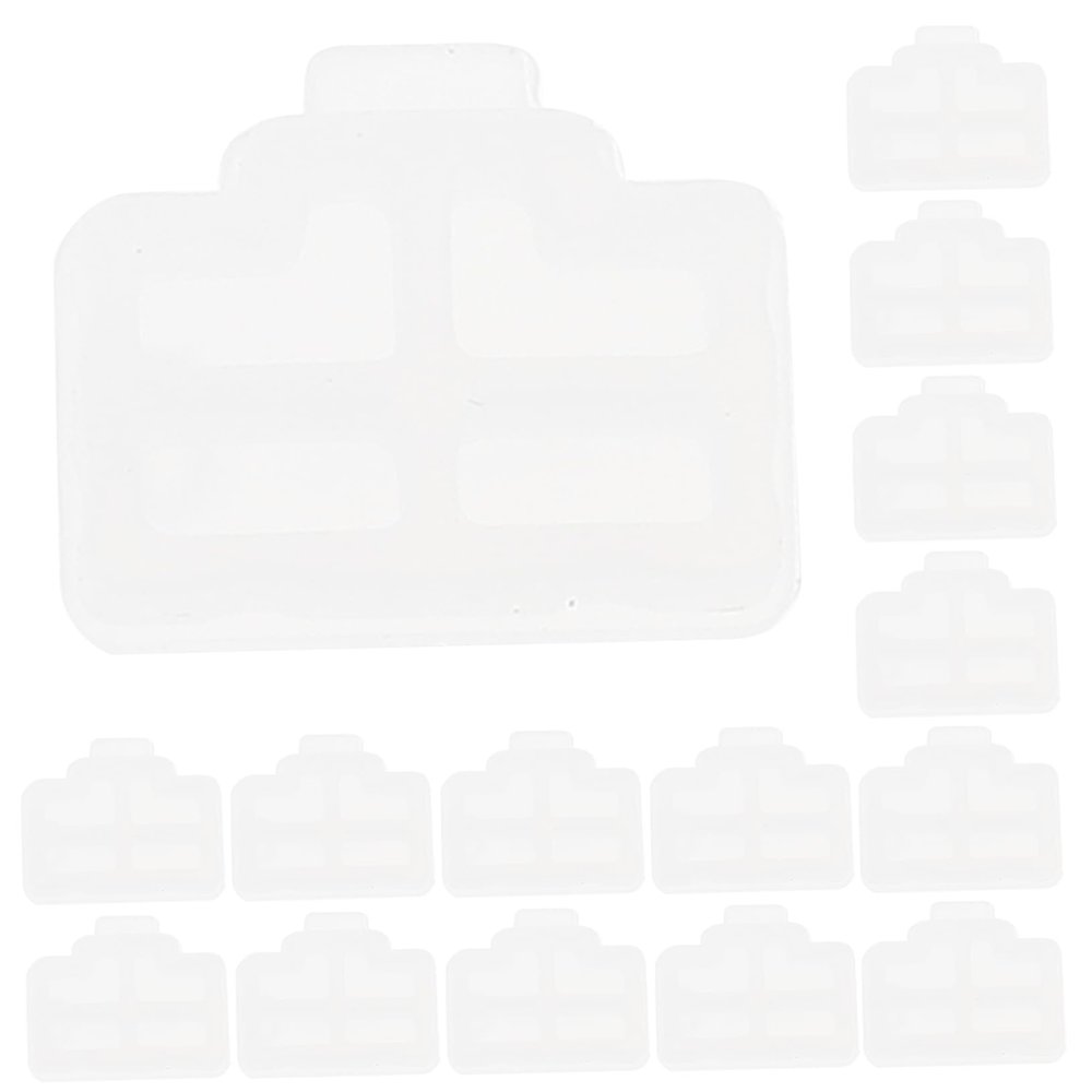 jojofuny 50pcs Ethernet Hub Port Dust Caps Protective Cover for Desktop Routers and Tvs Prevents Debris and Network Errors