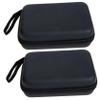 DOITOOL 2pcs Hard Disk Storage Organizer Pouch for Cables USB Drives and Chargers Portable Eva Carrying Case for Travel and Home Use view 1