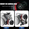 Fotga Aluminum Mini Pocket A/B Stops Lens Follow Focus Lever Camera Focus Puller Compatible 15mm Rod Rail Rig Damping No-Slip Handwheel for DSLR Mirrorless Camcorder Camera Cage Rig view 2