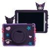 Cartoon Case for iPad 10.2"MONEHOYSY Cute Soft Silicone Kickstand [Drop Proof,Shock Proof,Anti Slip] Back Stand Cover Case for Kids Children Teens Girls Boys (for Kuro-2) view 1