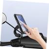 JECOMPRIS Bike Phone Mount Easy-Rotation Cell Phone Stand for Cycling Motorcycle Sturdy Plastic Material Handlebar Clip view 3
