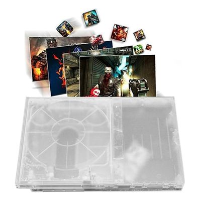 DirectNine Basics for Fit for Ps2 Slim 9XXXX 70000 Series Host Top Clear Housing Flip Top Cover, 6924022822768