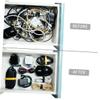 Homoyoyo 6rolls Reusable Cable Organizer Straps Hook and Loop Fastening Ties for Tidy Cord Management and Easy Access view 4