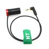 HangTon Balanced Audio Cable for Wireless Receiver Mic to Sony Canon Camera Mixer, Right Angle 3.5mm 1/8" to Low-Profile XLR 3 Pin Male 50cm Red view 3