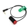 HangTon Balanced Audio Cable for Wireless Receiver Mic to Sony Canon Camera Mixer, Right Angle 3.5mm 1/8" to Low-Profile XLR 3 Pin Male 50cm Red view 4