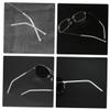 FOMIYES 12pairs Silicone Eyeglass End Tips Glasses Nose Replacement Sunglasses Accessories view 4