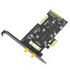 2 in 1 Combo Mini PCI-E to PCI-E 1x and MSATA to SATA3 Adapter with SIM Card Slot for WiFi/ 3G/4G/LTE/Msata SSD view 1