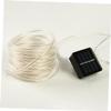 SEWOART 12m Led Solar Powered Tube Lights White Fairy Lights for Outdoor Party Solar Panel for Optimal Charging for Garden and Patio Decoration view 2
