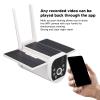 flexman Solar Security Camera, Night Vision WiFi Wireless Outdoor PIR Motion Sensor Security Camera with Night Vision, Two Way Talking for Home view 4