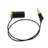 HangTon Audio Cable for Sennheiser EK 500 Sony Deity Receiver to Sony FX9 Canon C300 XF605 Scorpio Zoom Recorder, Right Angle 3.5mm to Low-Profile XLR 3 Pin 50cm Green view 2
