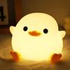 Ammonite DoDo Duck Night Light, Cute Soft Silicone Duck Lamp for Kids, Rechargeable LED Dimmable Bedside Lamp with 20 Minute Timer, Gifts for Boys Girls Women view 1