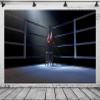 Loccor 5x3ft Fabric Boxing Ring Backdrop Boxing Ring Backdrop Stadium Lighting 3D Boxing Arena Background for Baby Shower Kids Birthday Party Decorations Photo Booth Props, N1-A21718-53 view 1