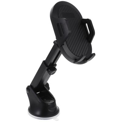 GRIRIW Car Phone Holder Suction Cup Mount for Windshield Cell Phone Stand for Safe Navigation and Streaming Vehicles Upgraded Design Black