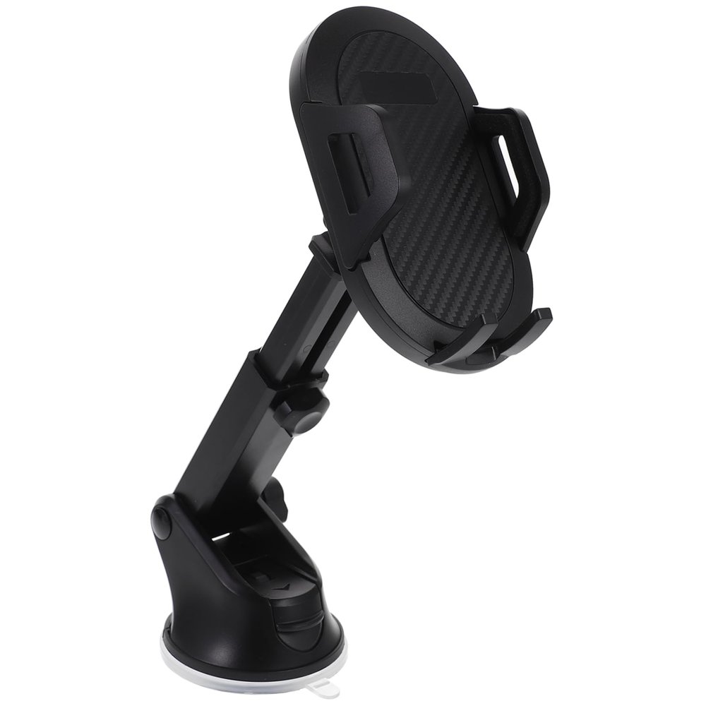 GRIRIW Car Phone Holder Suction Cup Mount for Windshield Cell Phone Stand for Safe Navigation and Streaming Vehicles Upgraded Design Black