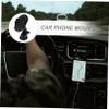 GRIRIW Car Phone Holder Suction Cup Mount for Windshield Cell Phone Stand for Safe Navigation and Streaming Vehicles Upgraded Design Black view 4