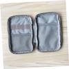Veemoon Multifunctional USB Cable and Earphone Storage Pouch Organizer for Phone Accessories for Travel and Everyday Use Grey view 3