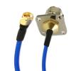 2pcs SMA Male to N Female 4 Hole Flange Panel Mount RG402 RF Coaxial Pigtail -Rigid Cable 20cm view 2