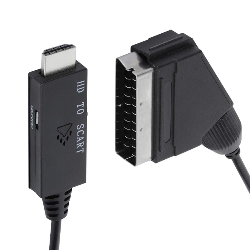 DirectNine Basics for Lightweight to Scart Converter Input PAL NTSC SCART Output Micro USB Interface, 6924022818433