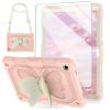 ACEMO for Samsung Galaxy Tab A9 Plus Case 11 Inch 2023 with Screen Protector, Butterfly Kickstand, Shoulder Strap Cute for Kids Rugged Cover for Galaxy Tab A9+ (SM-X210/X216/X218) Pink view 1