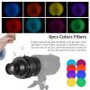Andoer Bowens Mount Snoot Optical Cylinder Snoot Bowens Projector Art Special Effects Beam of Light Cylinder Shape Great Projection Attachment for Beauty Portraits Focusable Photography Lighting view 4