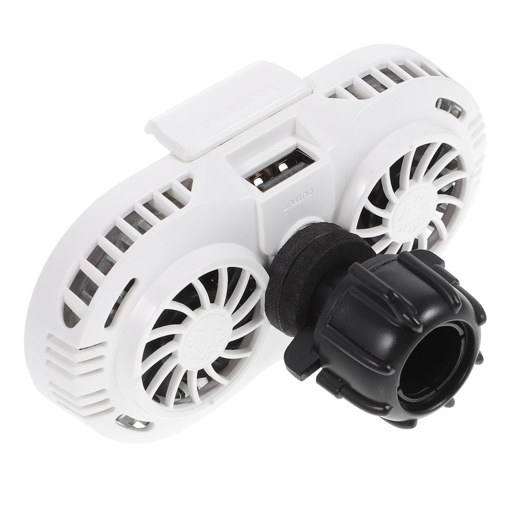 Veemoon Phone Cooler Dual Silent Fans Semiconductor Heat Radiator for Smartphones Compatibility Tool for Gaming and Streaming Avoid Overheating