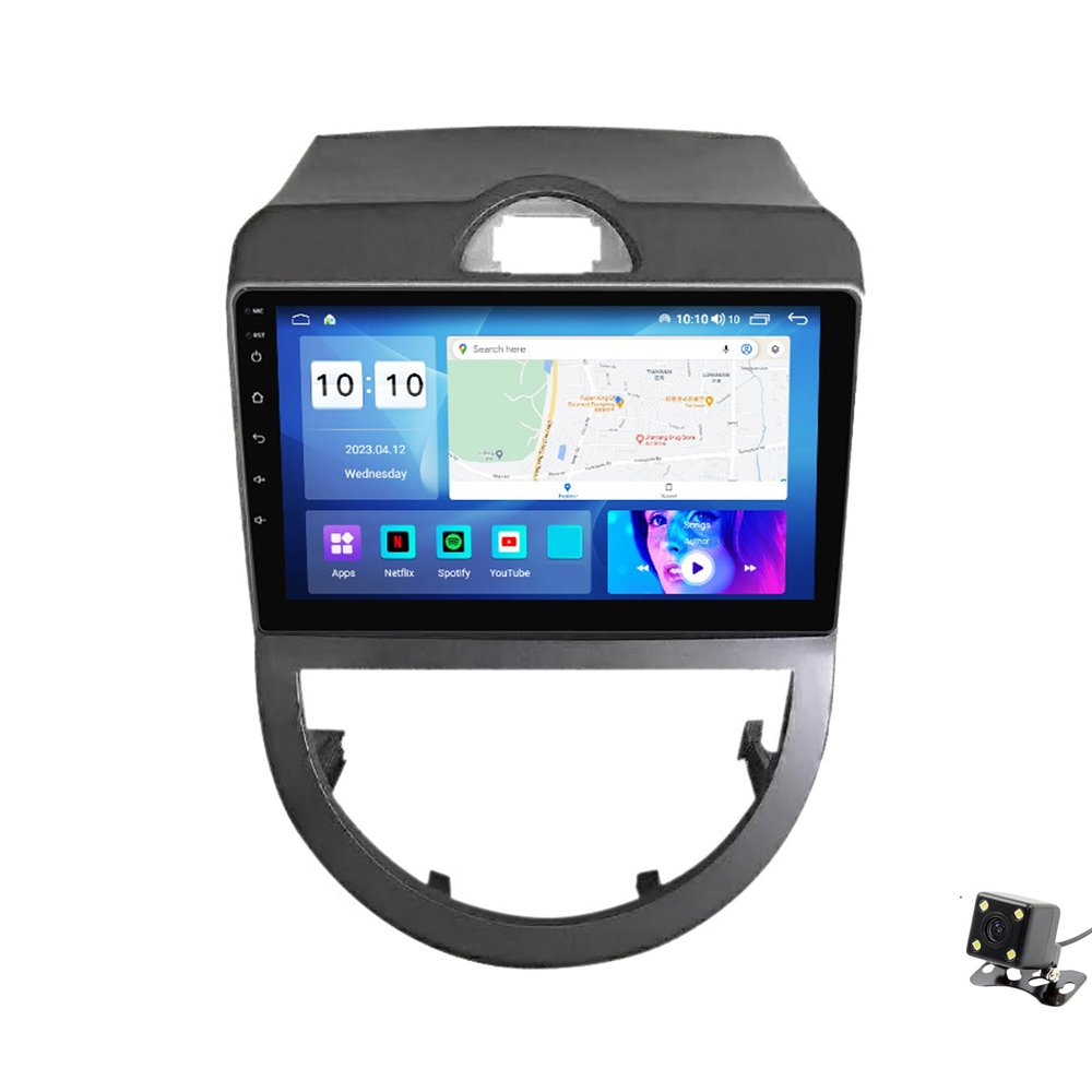 ADMLZQQ Double Din Car Stereo Multimedia with Bluetooth and 9" Touchscreen Android 12 for KIA Soul 2010-2013,with GPS/Car-Play Android/SWC/Backup Camera/Mirror Link/4G WiFi,M600s