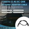 720074-12 AS EC QDE Ethernet Adapter Cable for Humminbird Fish Finders HELIX 7, HELIX 8, HELIX 9, HELIX 10, HELIX 12, and HELIX 15 Models, Networking Humminbird Fish Finders, Length 12 inches view 2