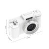 Andoer Digital Camera 48MP 4K Portable with 3.0 Inch TFT Screen Ultra HD Zoom 16x Anti-Vibration for Photography Video Camera with 2 Batteries 32GB Memory Card view 2