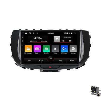 ADMLZQQ Double Din Car Stereo Multimedia with Bluetooth and 9" Touchscreen Android 12 for KIA Soul 2019-2020,with GPS/Car-Play Android/SWC/Backup Camera/Mirror Link/4G WiFi,M100cp
