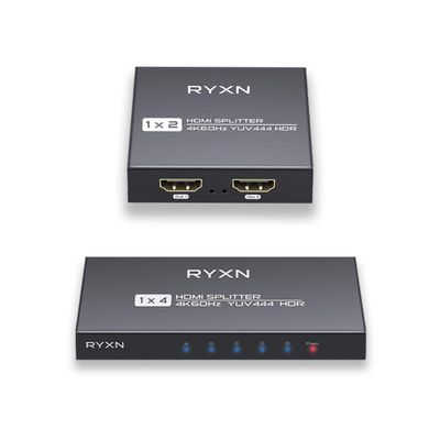 HDMI 2.0 Splitter 1X2 + HDMI 2.0 Splitter 1X4