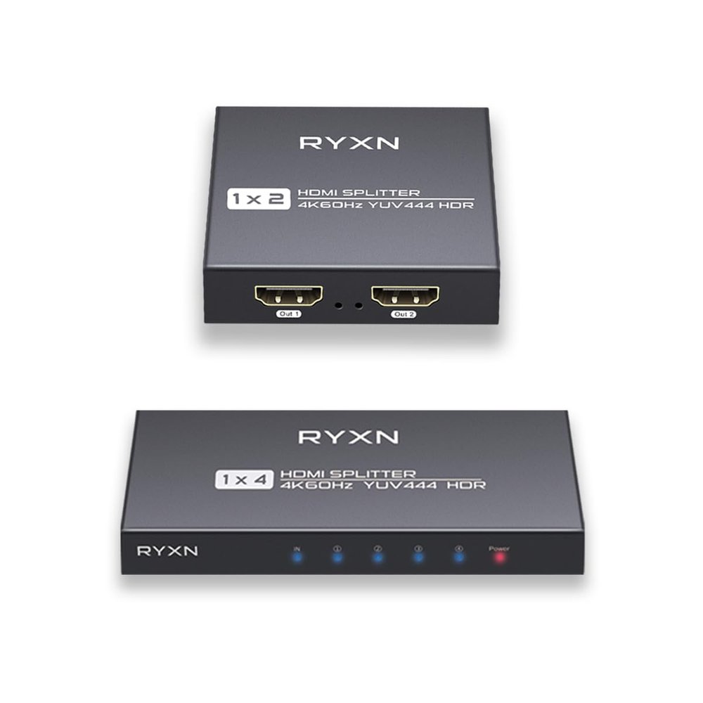 HDMI 2.0 Splitter 1X2 + HDMI 2.0 Splitter 1X4