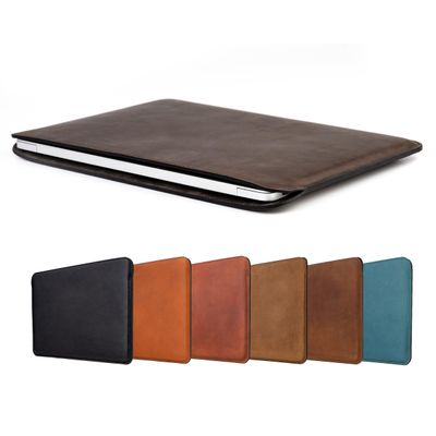 Hidemont Personalized Leather Laptop Sleeve Case - Compatible with MacBook Air 13 inch M1/M2, MacBook Pro 14",15" and 16" 2020-2023 (Espresso, MacBook Pro 16" 2021)