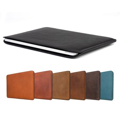 Hidemont Personalized Leather Laptop Sleeve Case - Compatible with MacBook Air 13 inch M1/M2, MacBook Pro 14",15" and 16" 2020-2023 (Carbon, MacBook Pro 14" 2021)