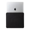 Hidemont Personalized Leather Laptop Sleeve Case - Compatible with MacBook Air 13 inch M1/M2, MacBook Pro 14",15" and 16" 2020-2023 (Carbon, MacBook Pro 14" 2021) view 4