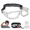 SooGree Sports Goggles Glasses Protective Safety Basketball Football Sport Glasses Men Shock Collision Adjustable Glasses (Clear frame White) view 1