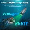CanFish Fishing CamX Fishing Finders Camera,Lure Action Camera HD 1080P &136Ultra-Wide-Angle,656FT ROV Waterproof/Motion Sensing/Segmented Intelligent Recording/Wireless Charge/App Compatible (Grey) view 4