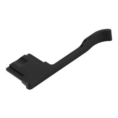 MUNEFE Thumb rip, Aluminum Alloy Hot Shoe Thumb Up Rest Hand rip, Hot Shoe Cover Protector for Telescope Eyepiece(Black)